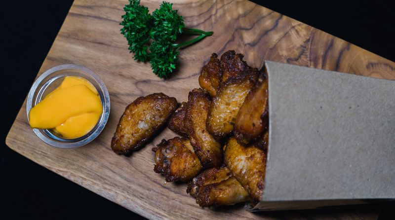 Lemon pepper dry rub wings