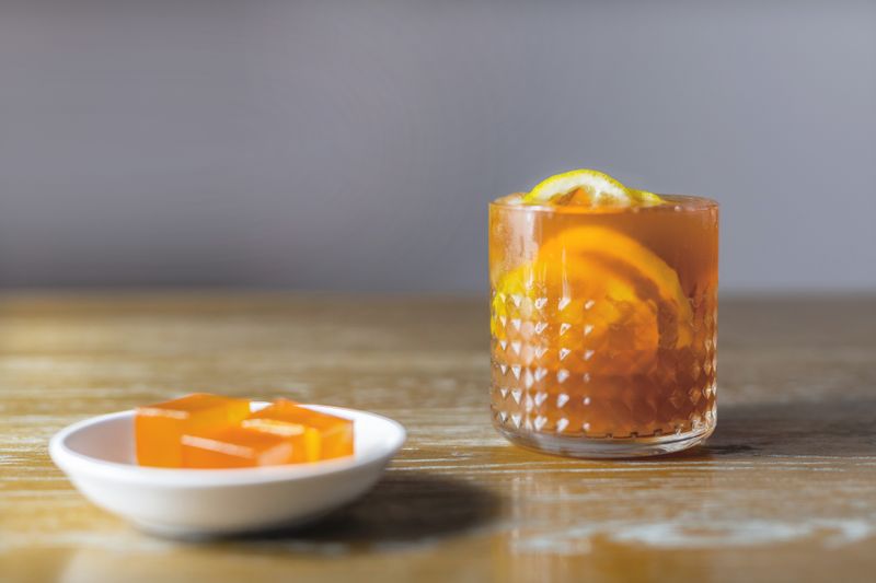 Fresh brewed iced tea